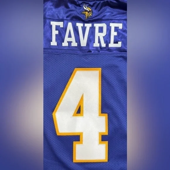 Brett Favre Minnesota Vikings Vintage Authentic Reebok Football Jersey - Picture 3 of 12